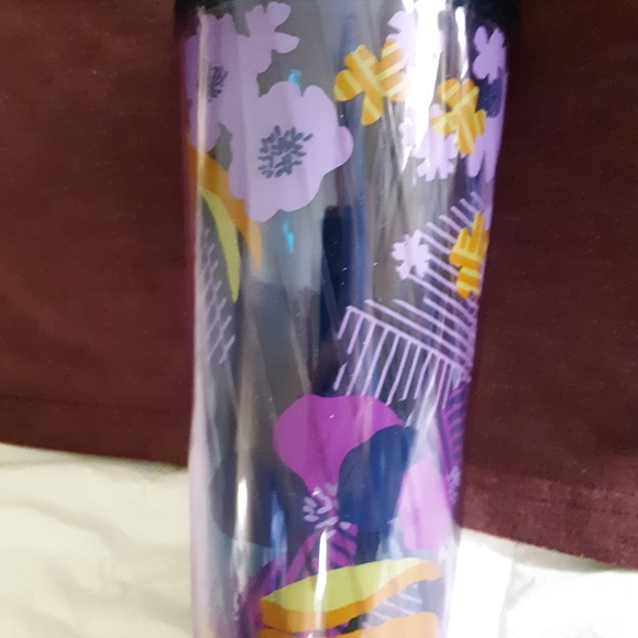 STARBUCKS LTD ED SPRING FLORAL DRINK CUP WITH STRAW! - Picture 4 of 10